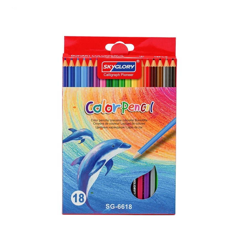 Set creioane colorate 18 culori skyglory